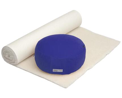 Yoga-Set Comfort Edition - Meditation natur 75 x 180 cm