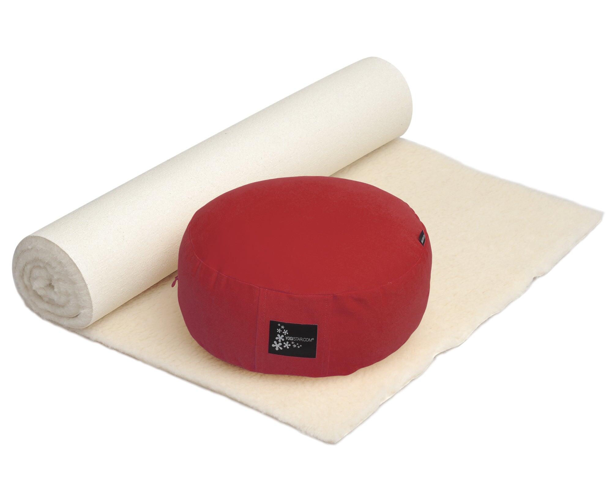 Yoga-Set Comfort Edition - Meditation natur 100 x 200 cm 4/6