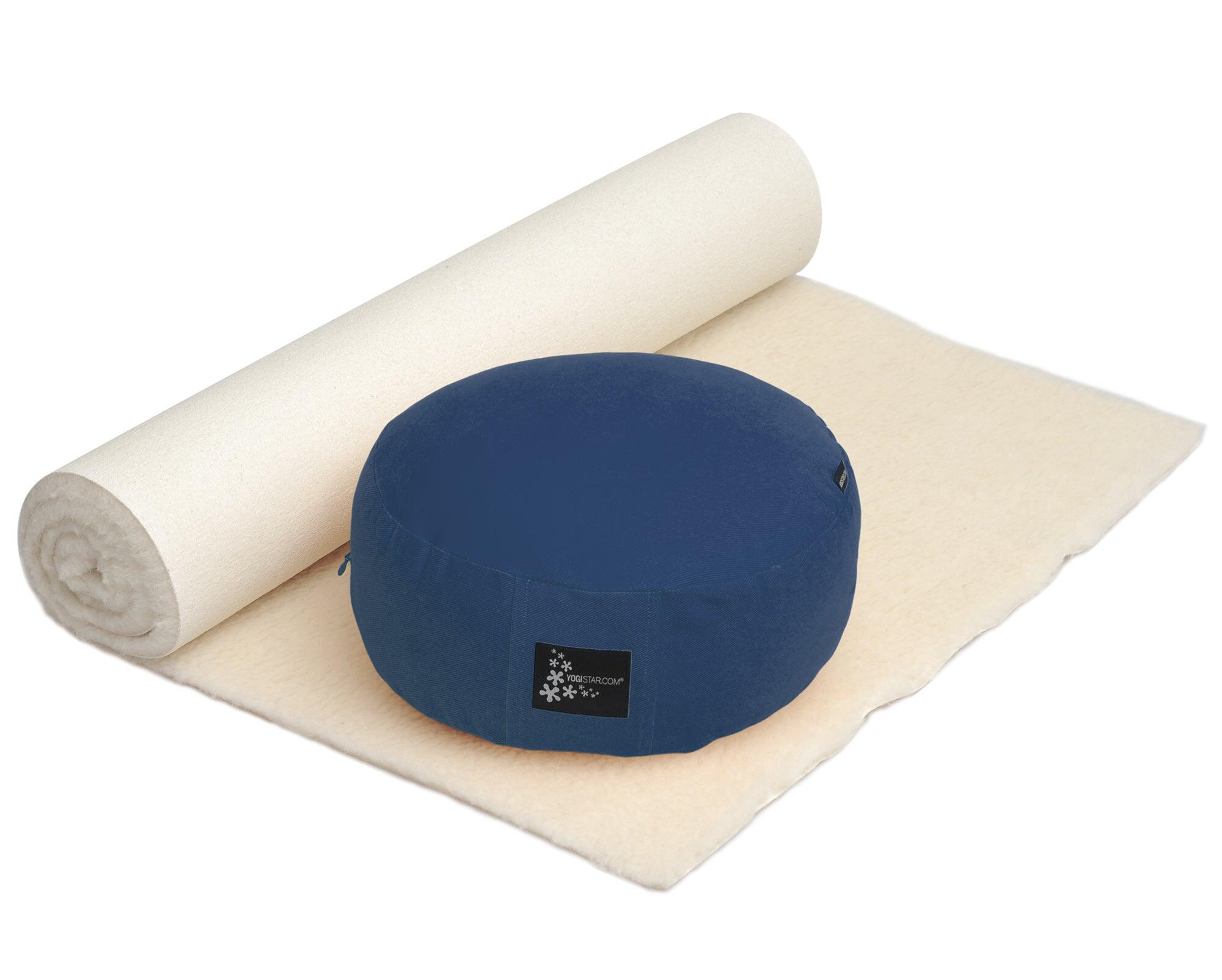 Yoga-Set Comfort Edition - Meditation natur 75 x 180 cm 3/6