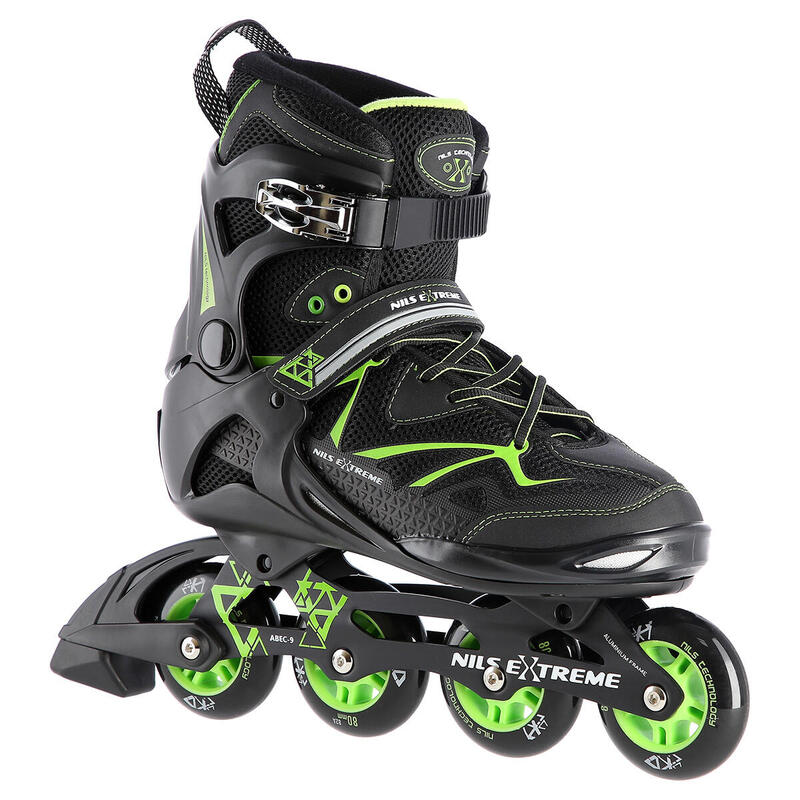 Inline Skates Skating Dames Nieuw Na9022 Zwart