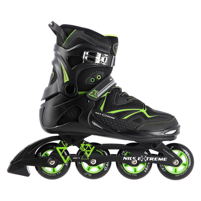 Patines en línea patinaje en línea mujer fitness Nils Extreme NA9022 negro