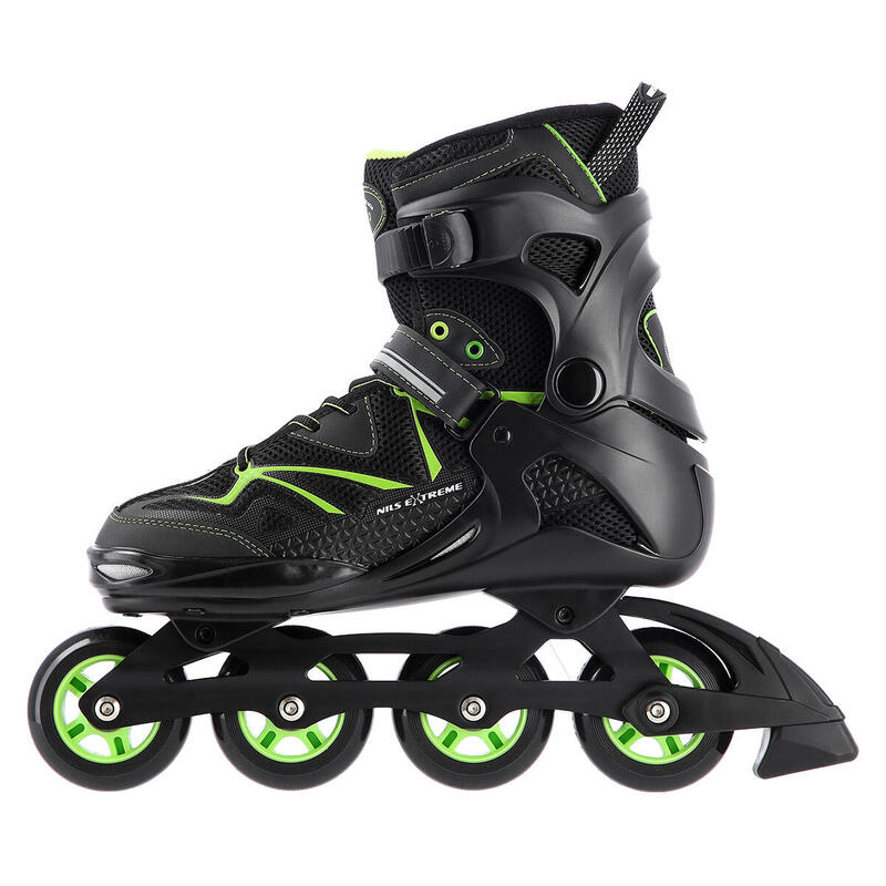 Patines en línea patinaje en línea mujer fitness Nils Extreme NA9022 negro