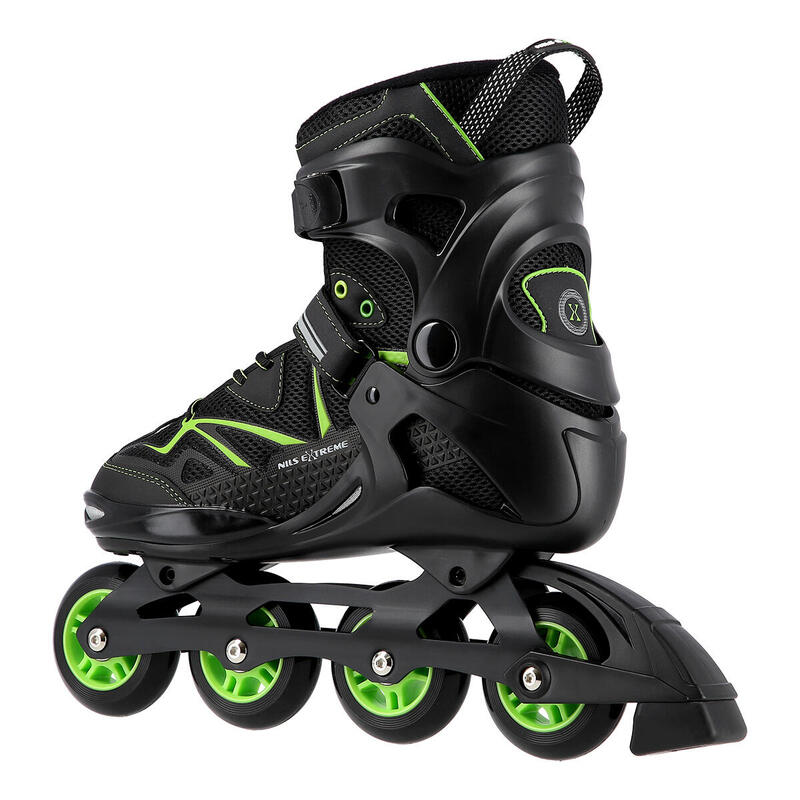 Patines en línea patinaje en línea mujer fitness Nils Extreme NA9022 negro