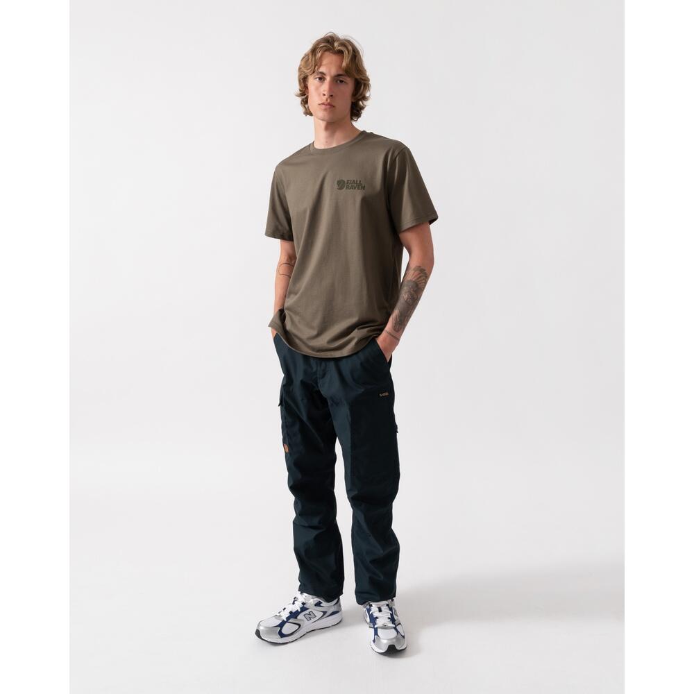 Fjällräven Övik Heavy Classic T-Shirt M Herren (Laurel Green) Größe L 4/4