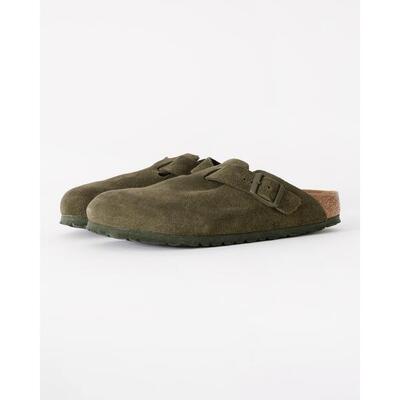 Clogs dames birkenstock boston leve grijs
