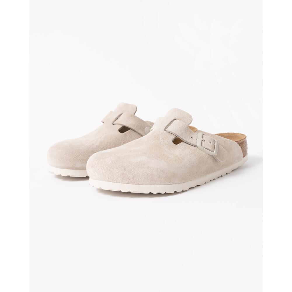 Birkenstock Boston - Oyster Suede 1/6