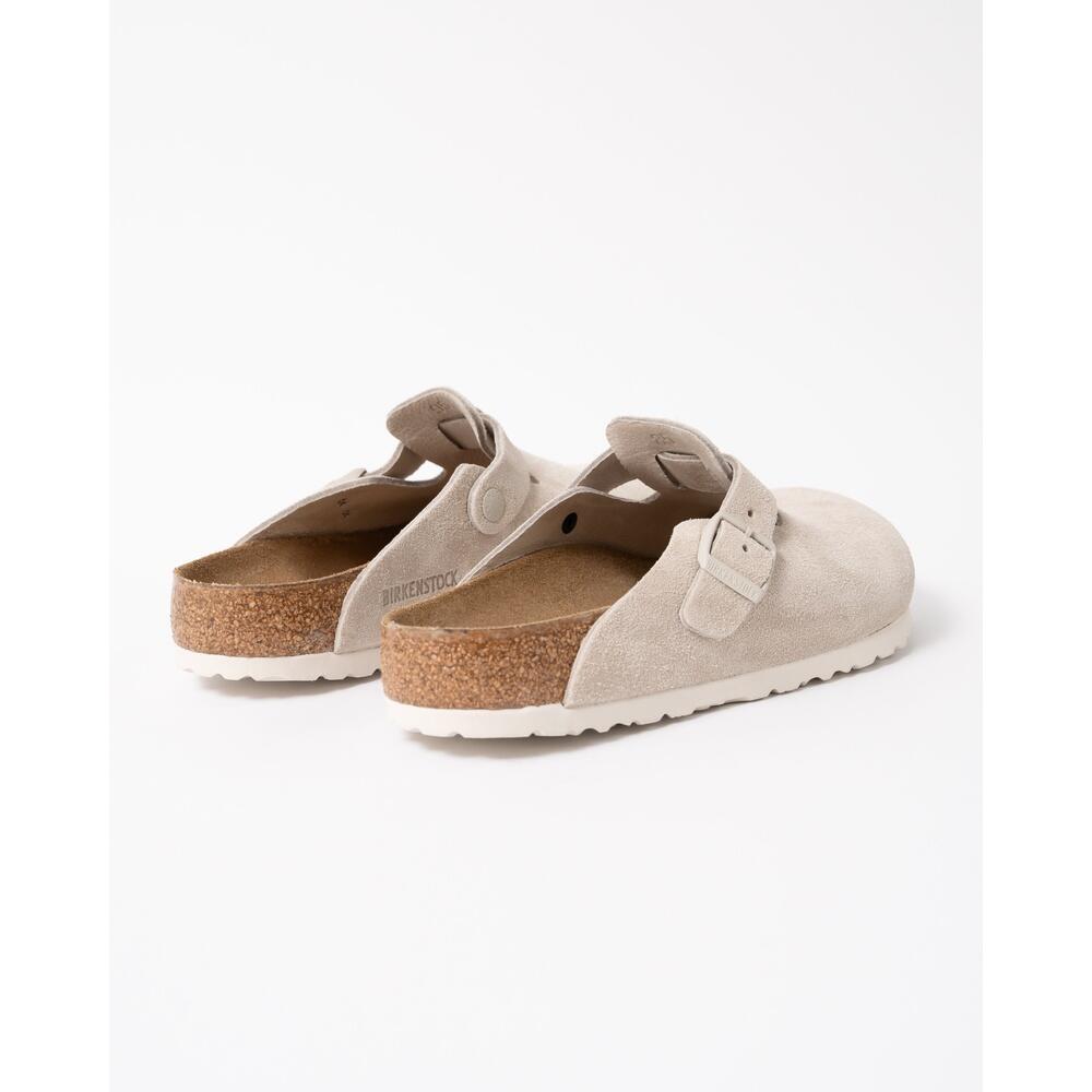 Birkenstock Boston - Oyster Suede 5/6