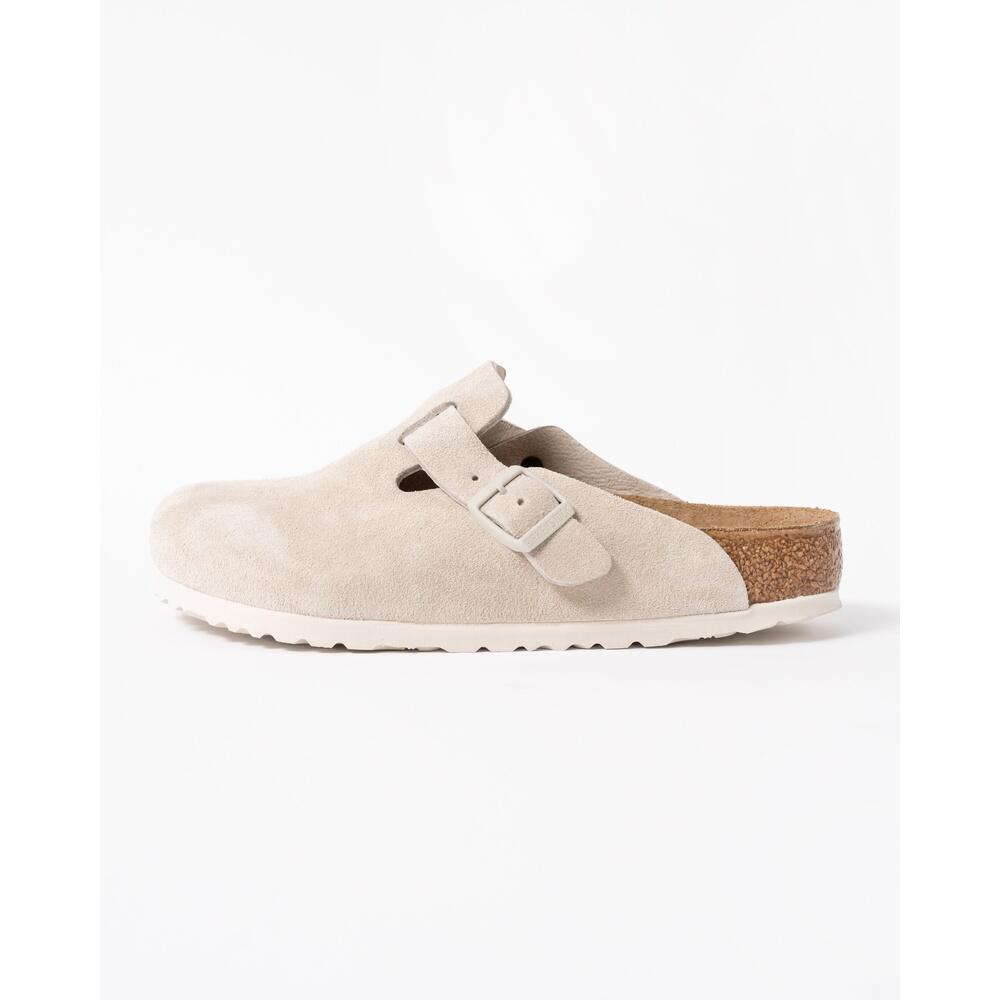 Birkenstock Boston - Oyster Suede 4/6