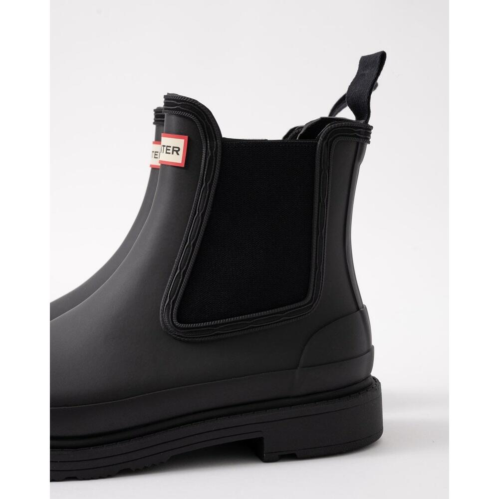 Botines Mujer Hunter Botines Mujer Hunter Commando Chelsea Negro Negro 5/6