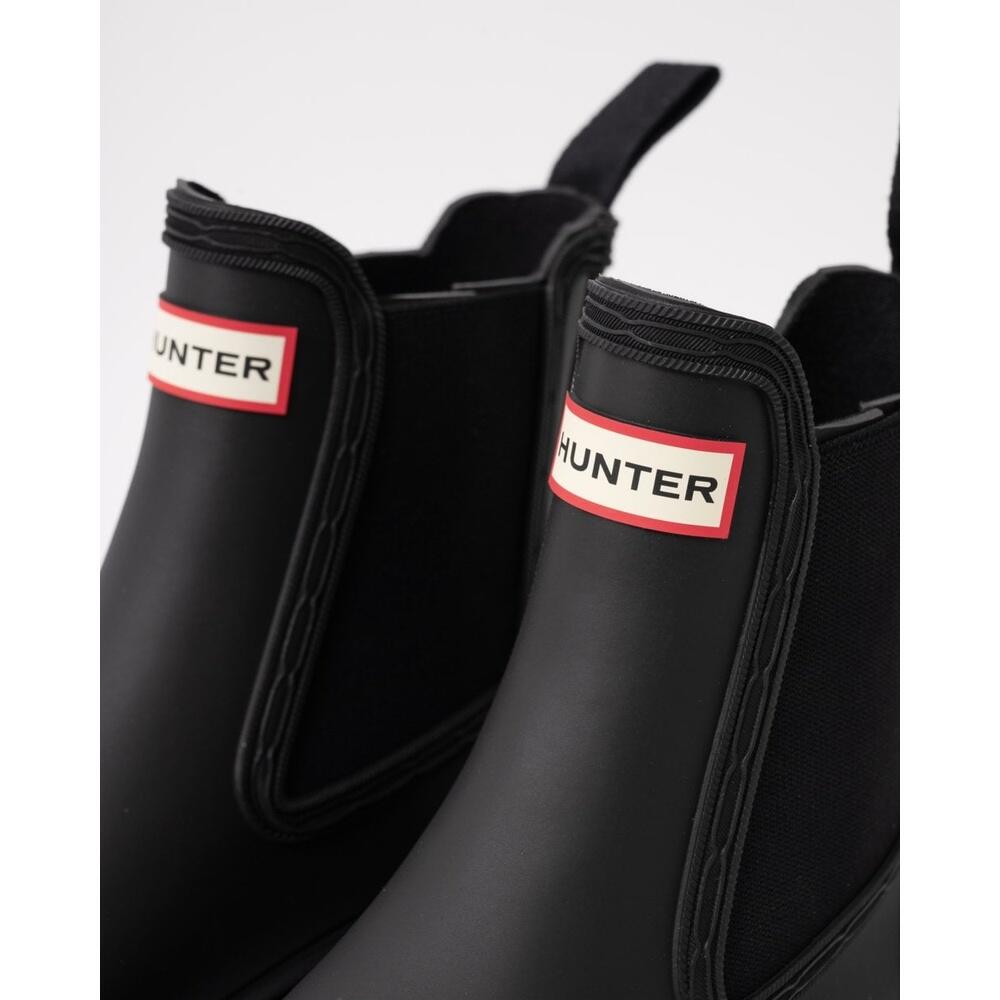 Botines Mujer Hunter Botines Mujer Hunter Commando Chelsea Negro Negro 4/6