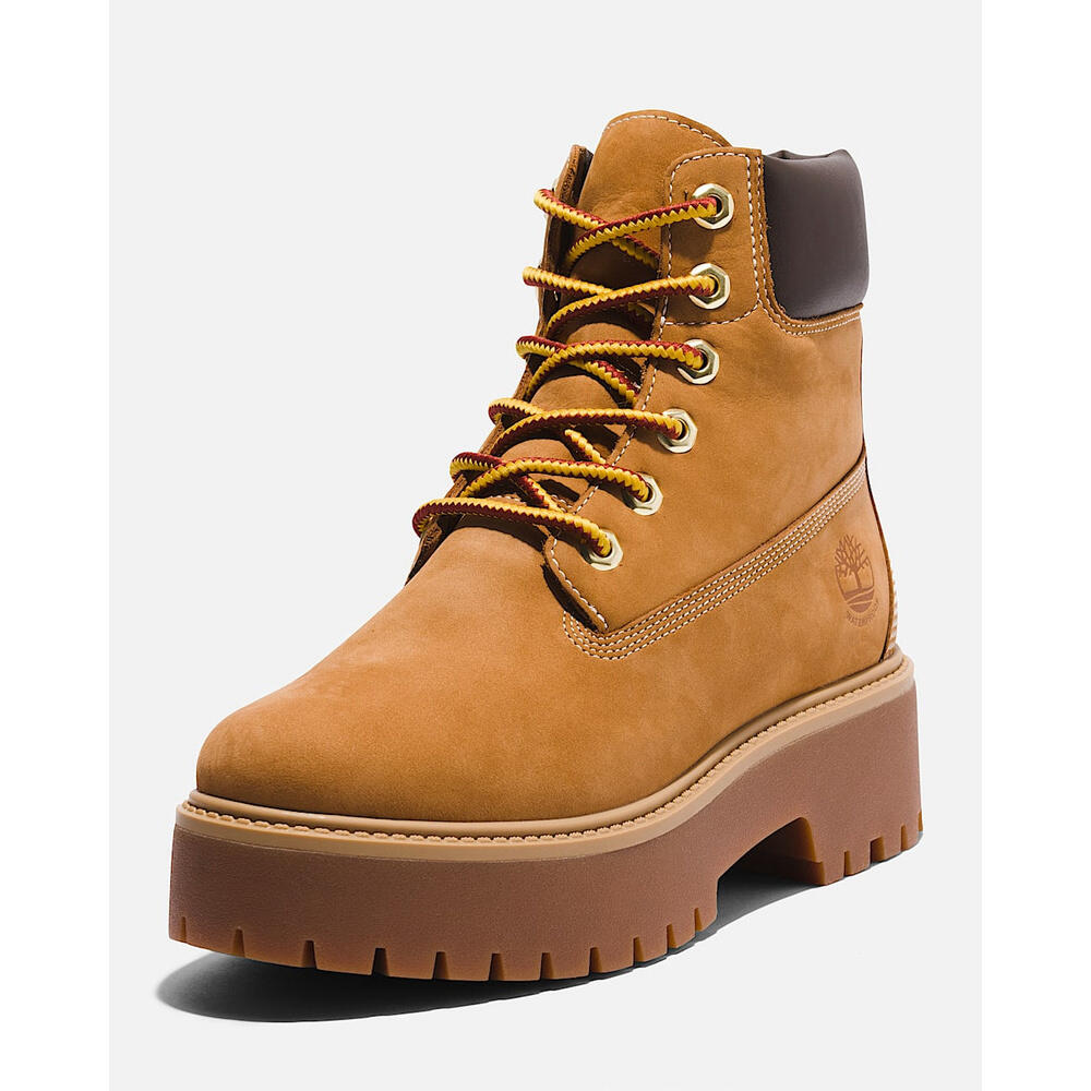 Botines - mujer - impermeables - Stone Street - marrón camel 3/6
