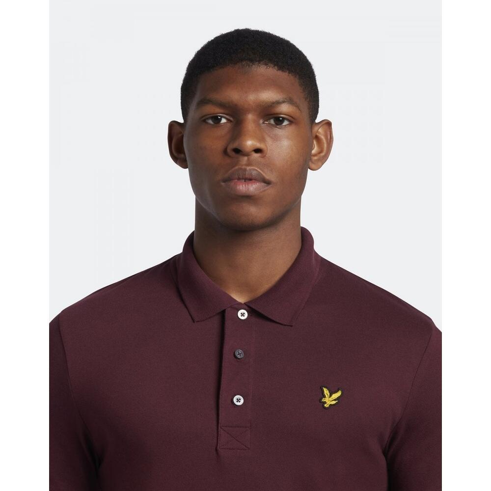 Polo uomo regular a tinta unita 3/5