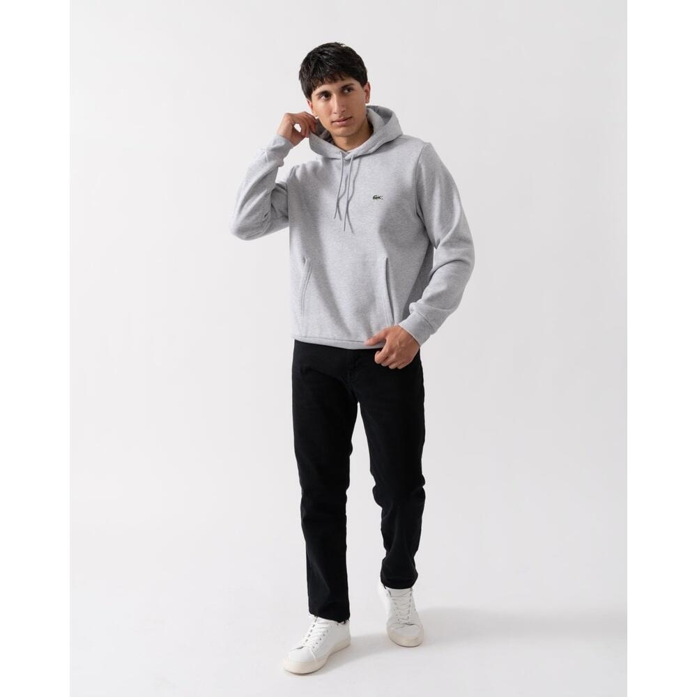 Bluza z kapturem Męska Lacoste Jasnoszary 4/5