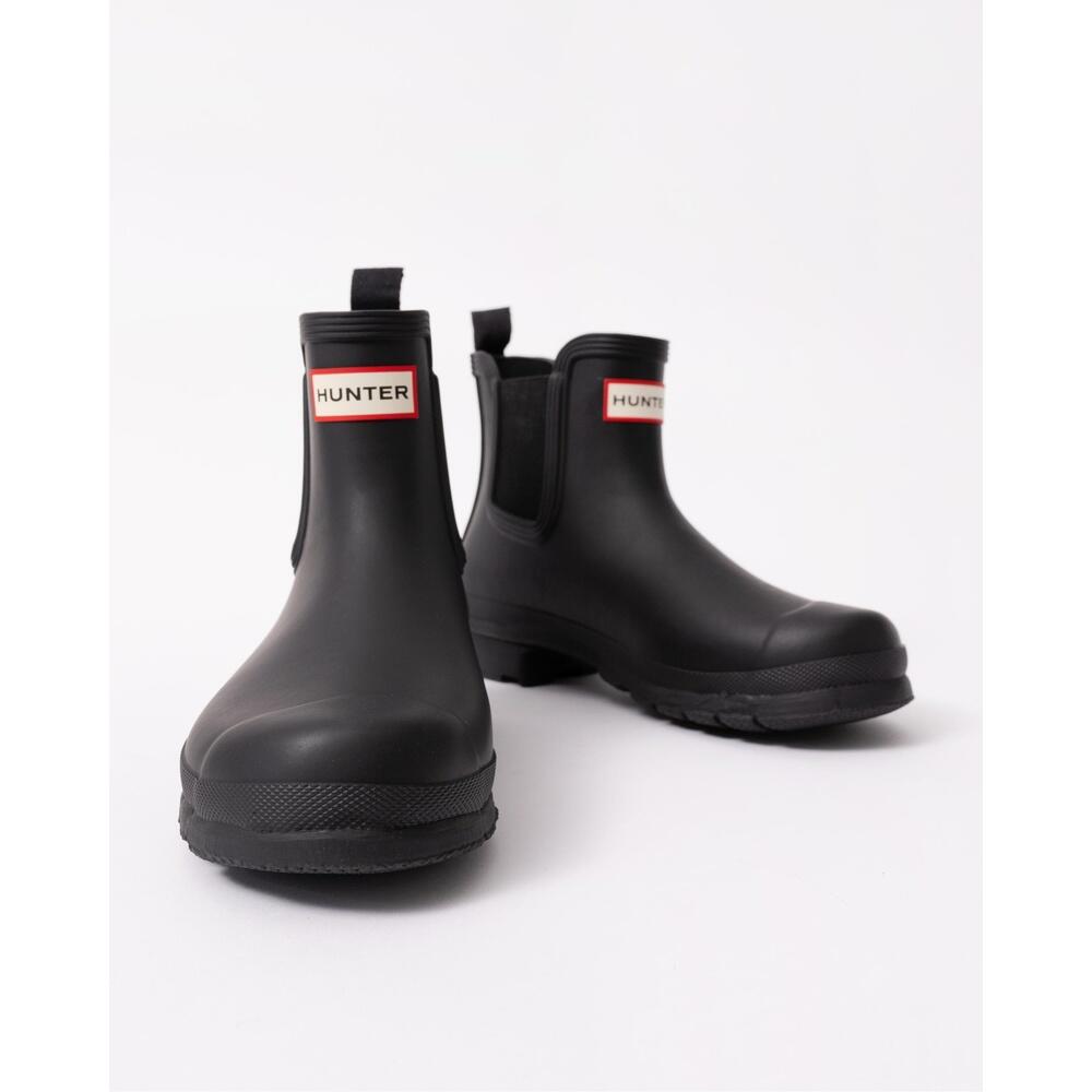 Botas De Agua Mujer Hunter Original Chelsea Negro 4/6