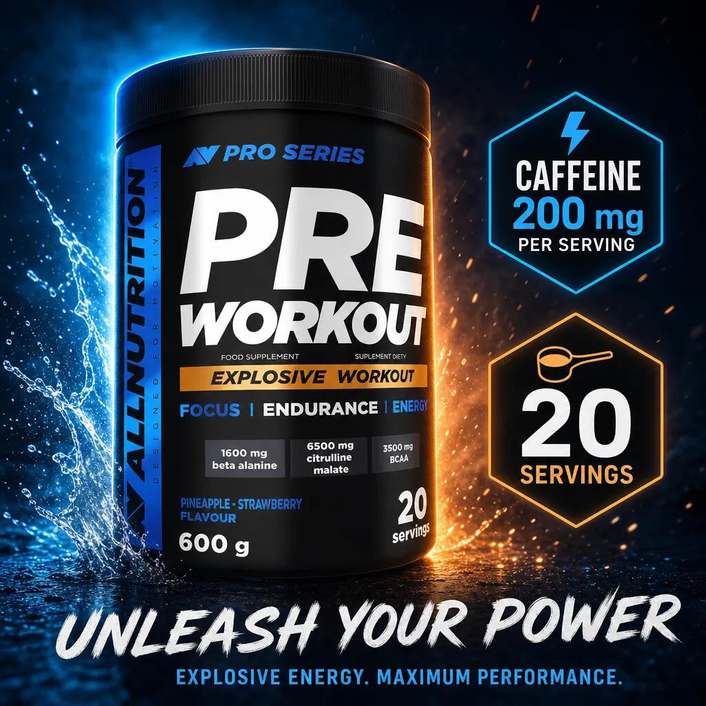 Allnutrition Pre Workout 600g fruit punch