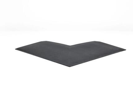 Bordure d'angle pour sol en caoutchouc "Connect Tiles Corner" 50x50cm Stockz
