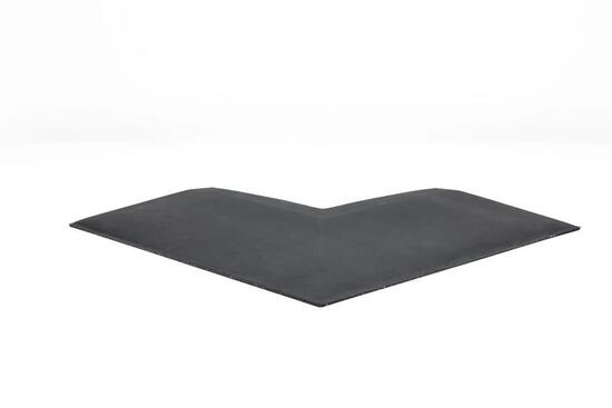 Bordure d'angle pour sol en caoutchouc "Connect Tiles Corner" 50x50cm Stockz