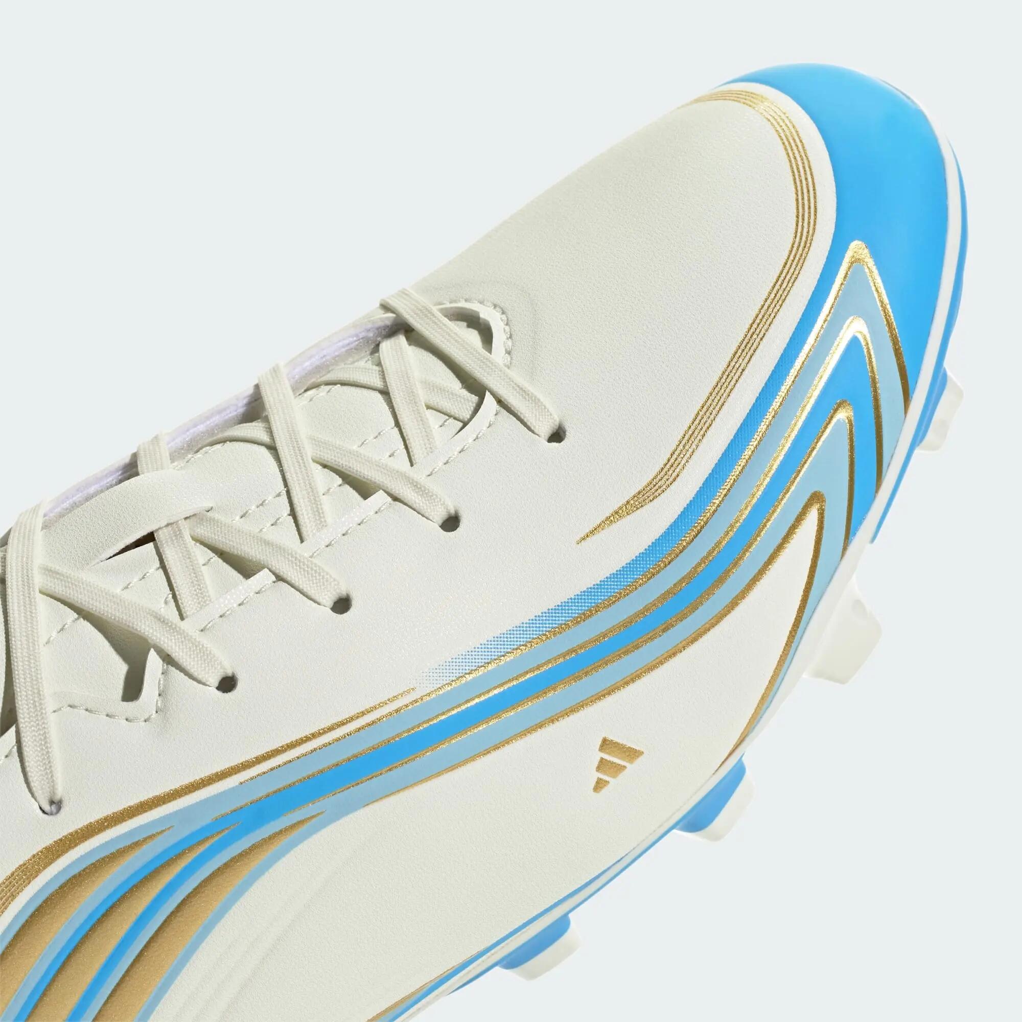 Adidas MESSI CLUB FG/MG Unisex Football Shoes Beige -  5