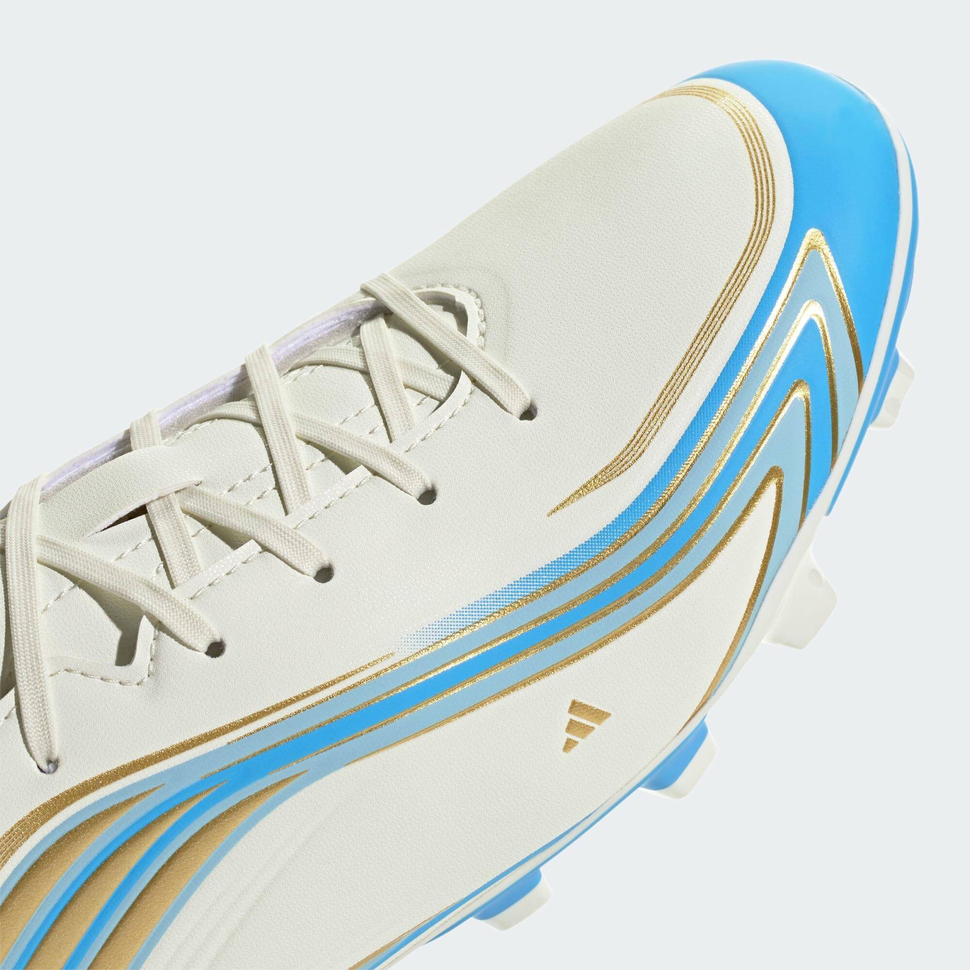 Adidas MESSI CLUB FG/MG Unisex Football Shoes Beige -  5