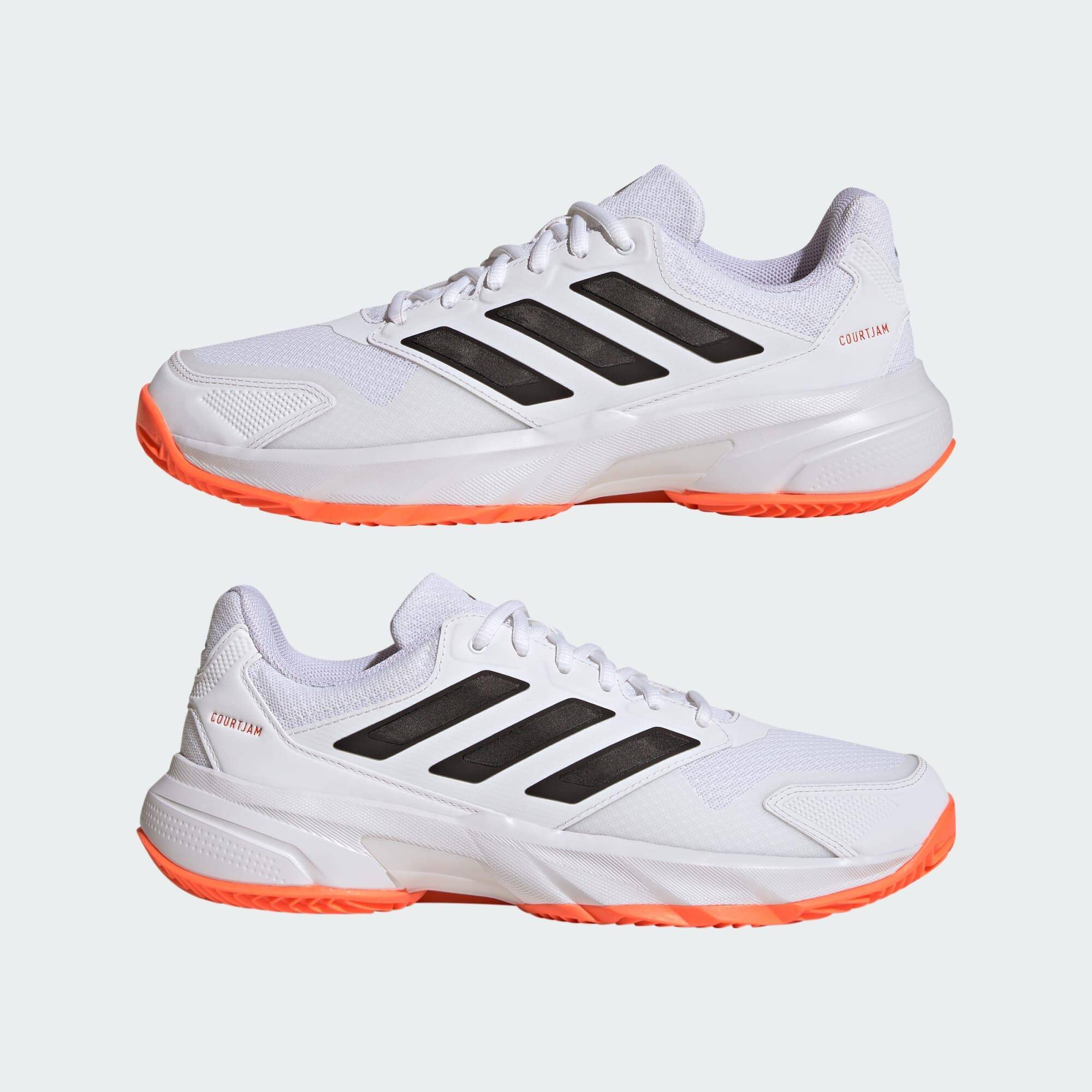 Adidas CourtJam Control 3 M CL Men Tennis Shoes White -  4
