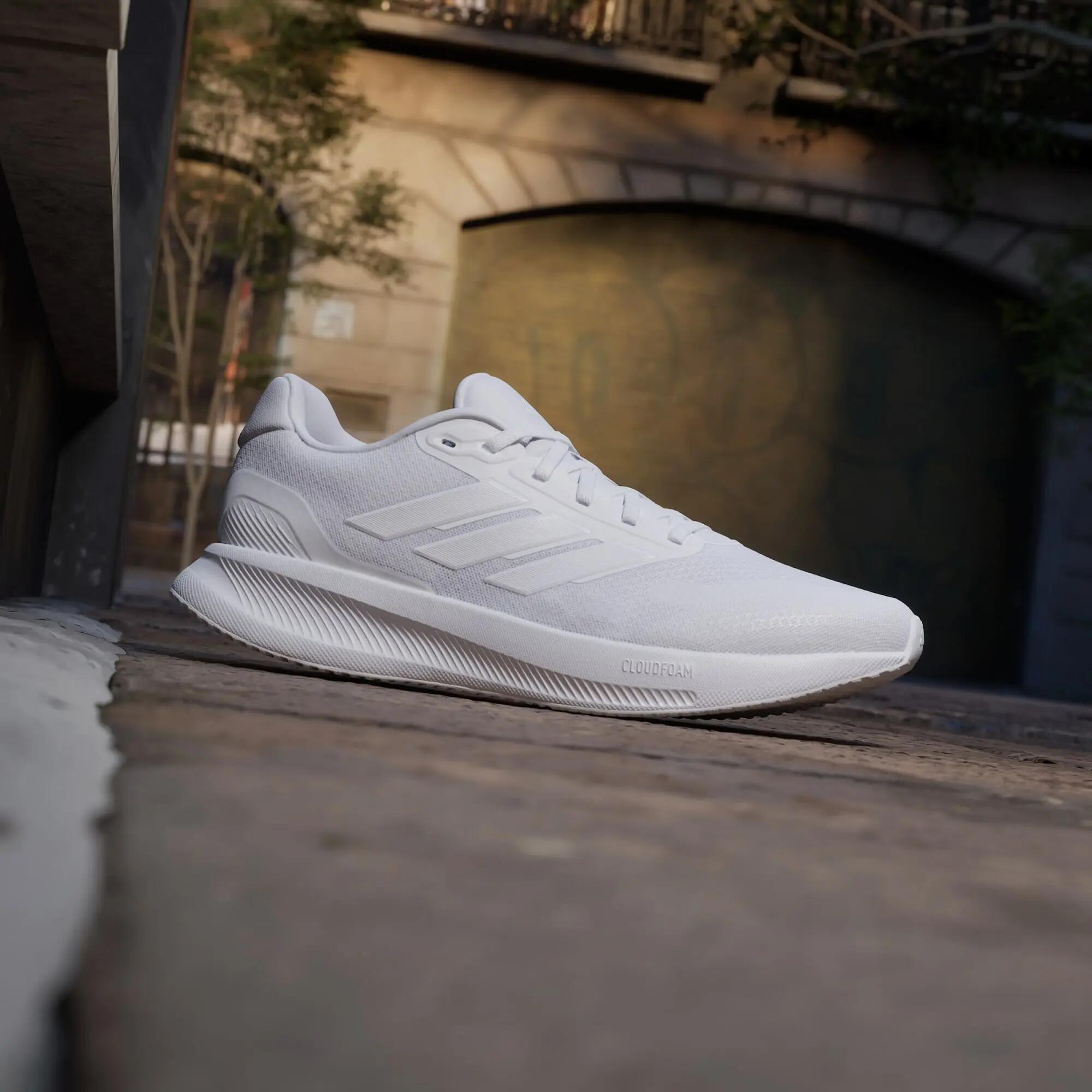Adidas RUNFALCON 5 Men Running Shoes White -  2