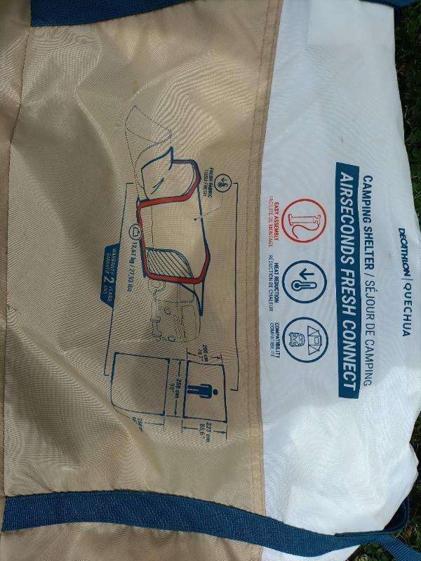 Tussen Particulieren - Camping shelter: Air Seconds Fresh Connect 7/7