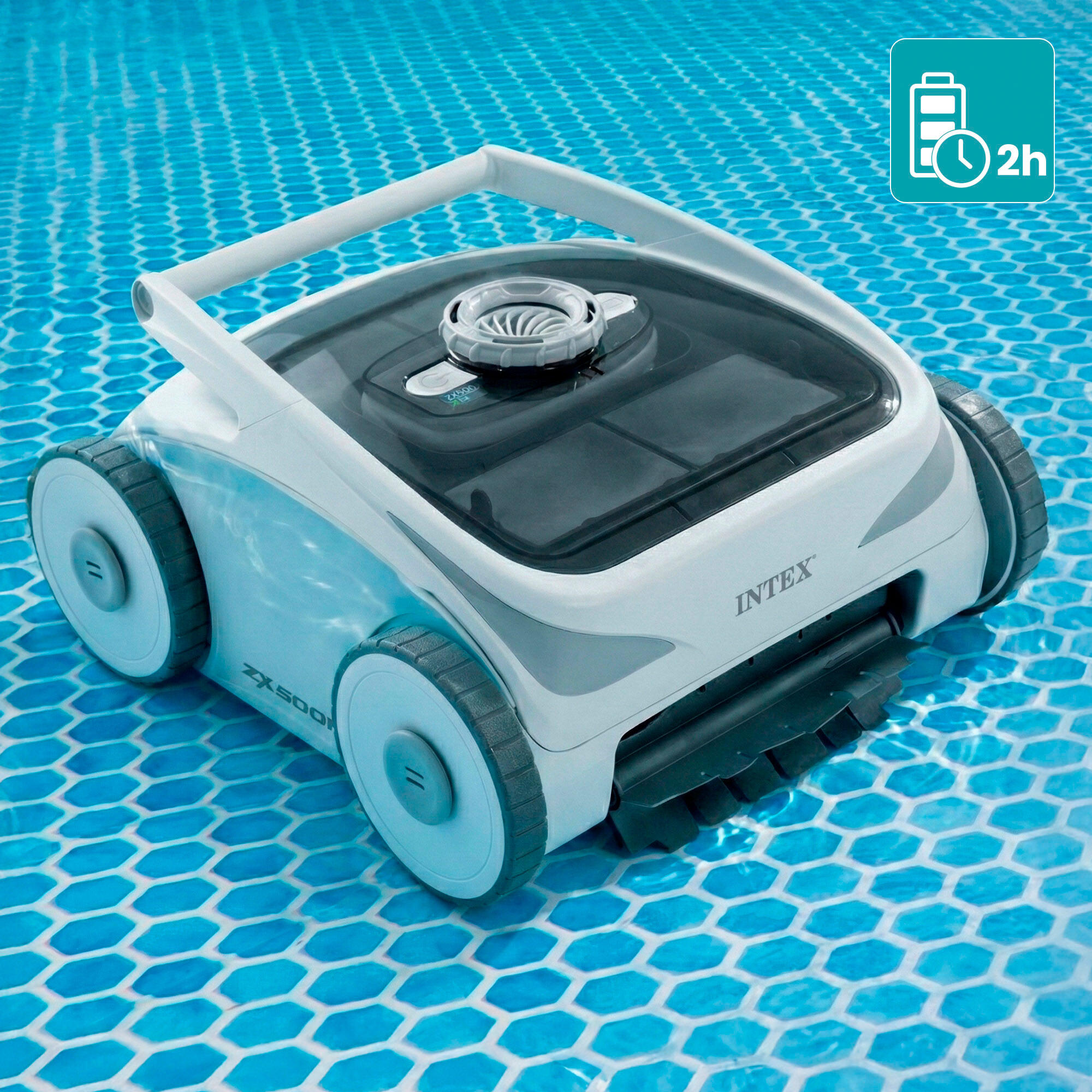 Intex Krystal Clear ZX500R Robot de piscine sans fil et rechargeable 6/7