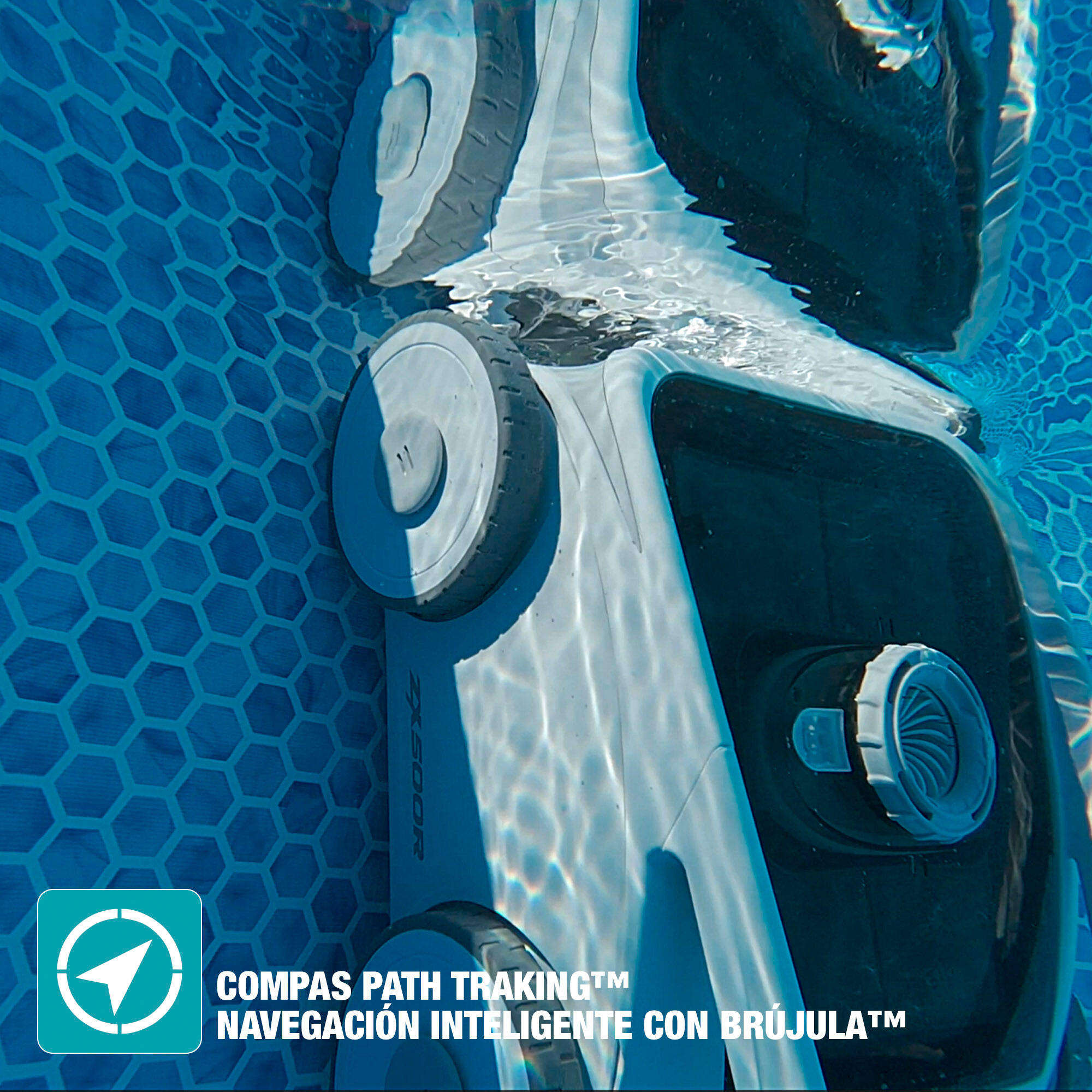 Intex Krystal Clear ZX500R Robot de piscine sans fil et rechargeable 2/7