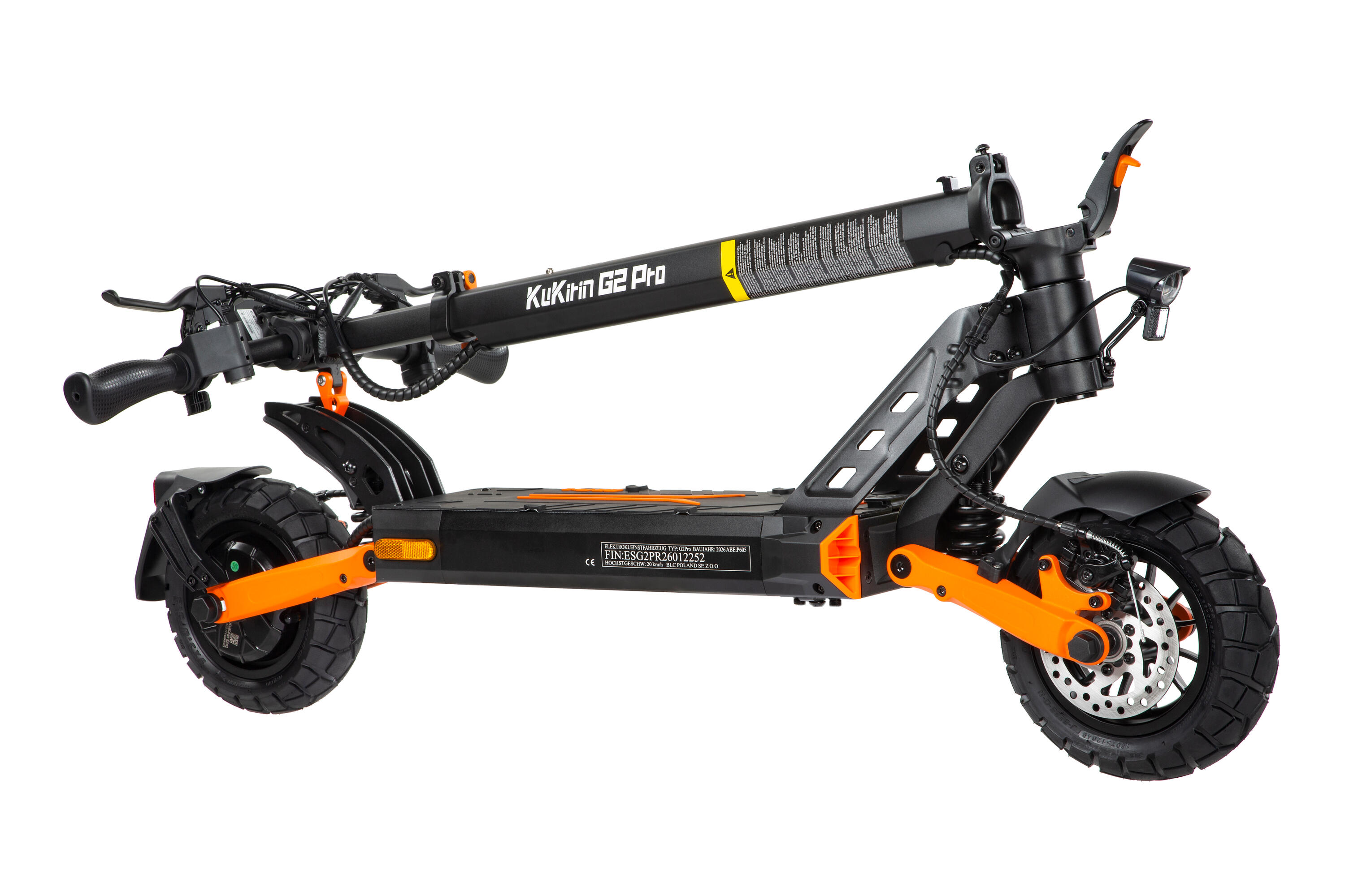 Trottinette électrique KuKirin G2 Pro conforme à la réglementation ABE 6/10