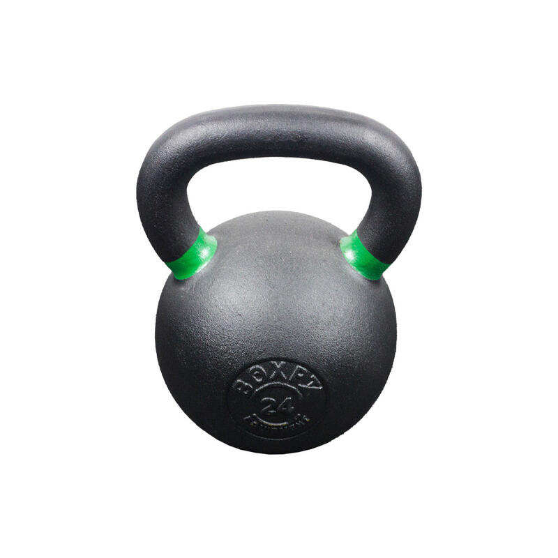Kettelbell Iron Powder coated boxpt 12kg negro kettlebell