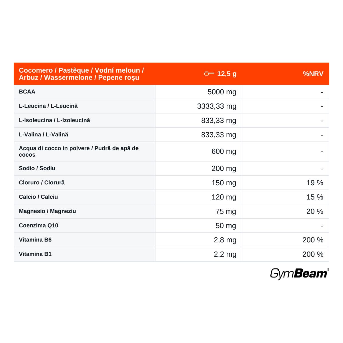 Aminokyseliny ASAP BCAA prášek s elektrolyty 375 g 2/2
