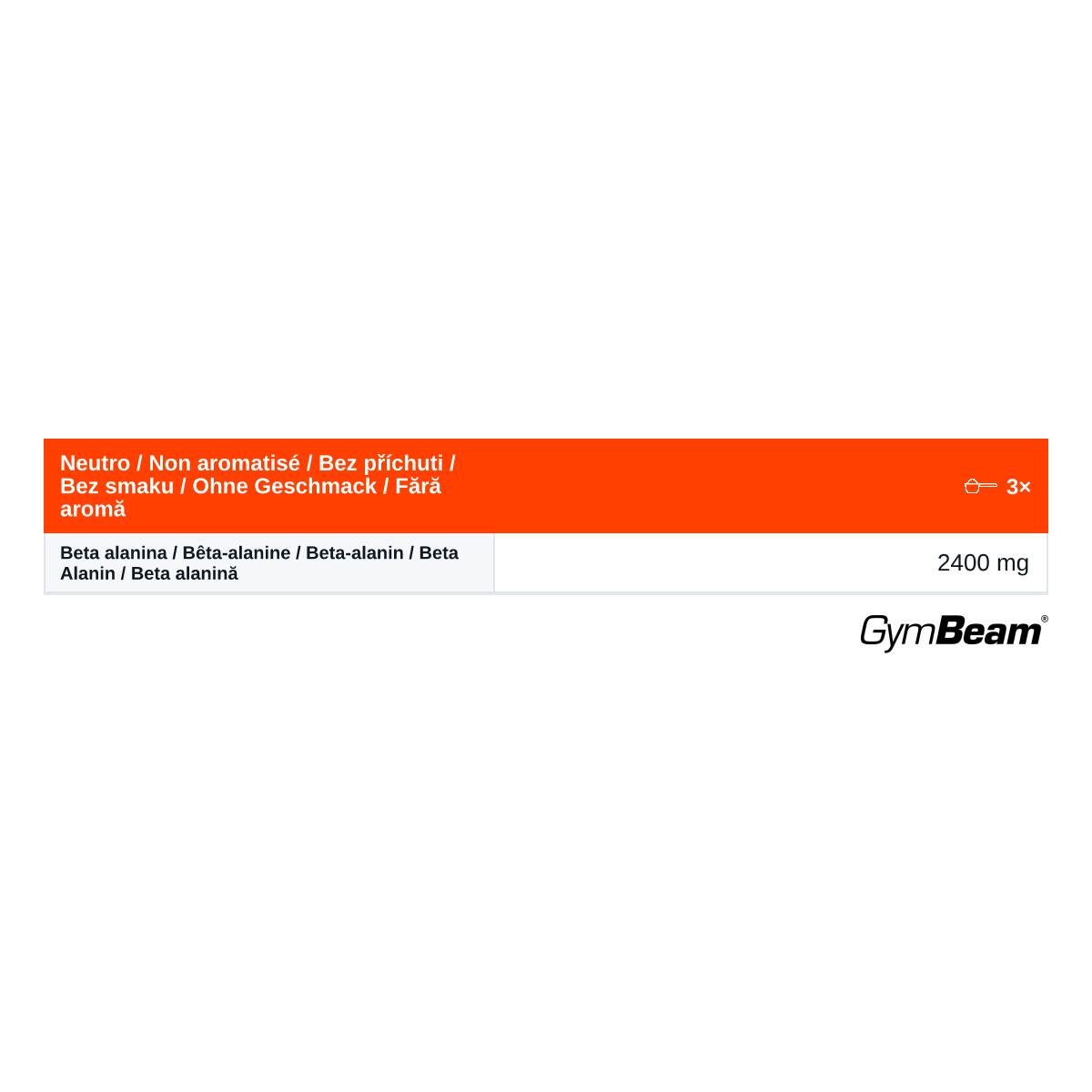 Beta-alanina in compresse senza caffeina neutra 2/2