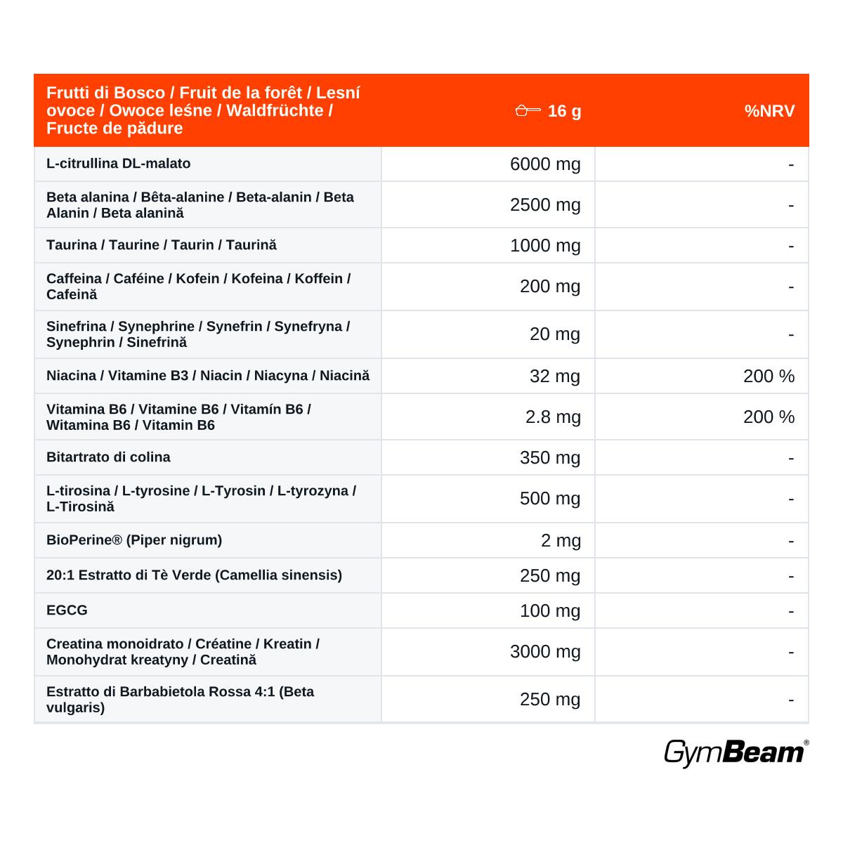 Pre-workout No Limits in polvere frutti di bosco 400 g 2/2