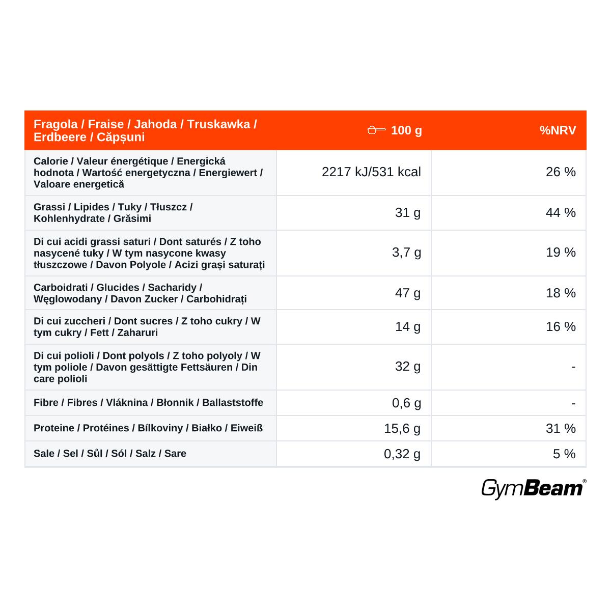Proteinová pomazánka Yum Yum jahoda 400 g 2/2