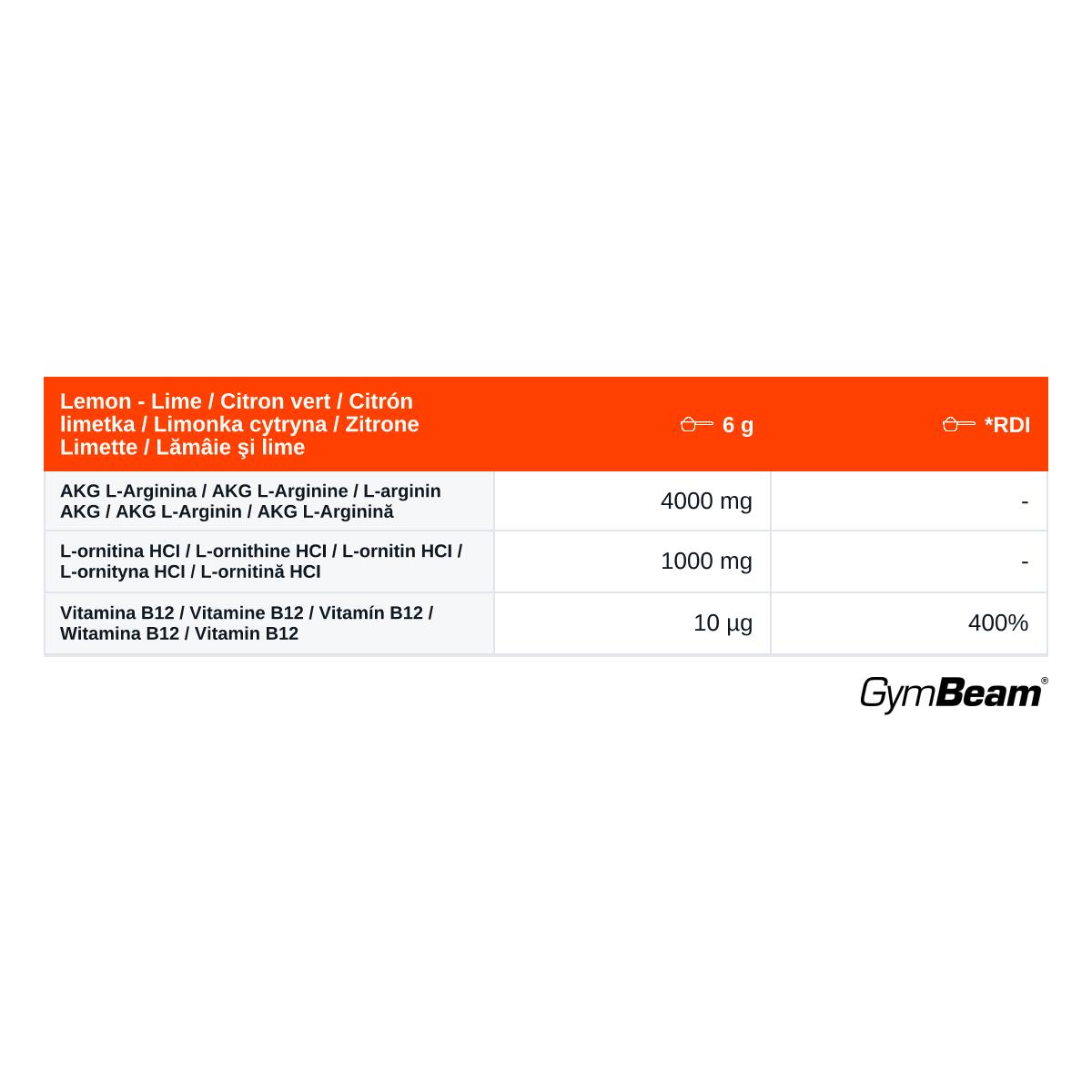 Aminoacidi Arginine + Ornitina in polvere con vitamina B12 420 g 2/2