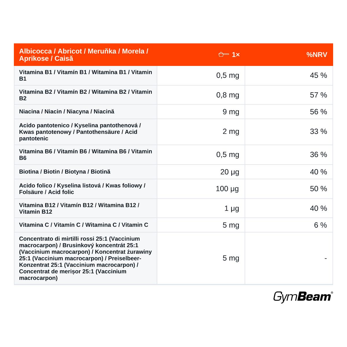 Vitamine B-Complex in compresse masticabili albicocca 2/2