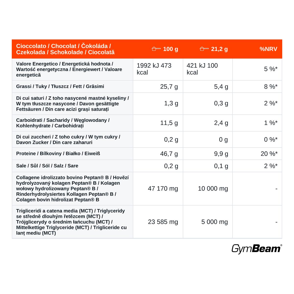 Collagene Collagene + MCT in polvere cioccolato 700 g 2/2