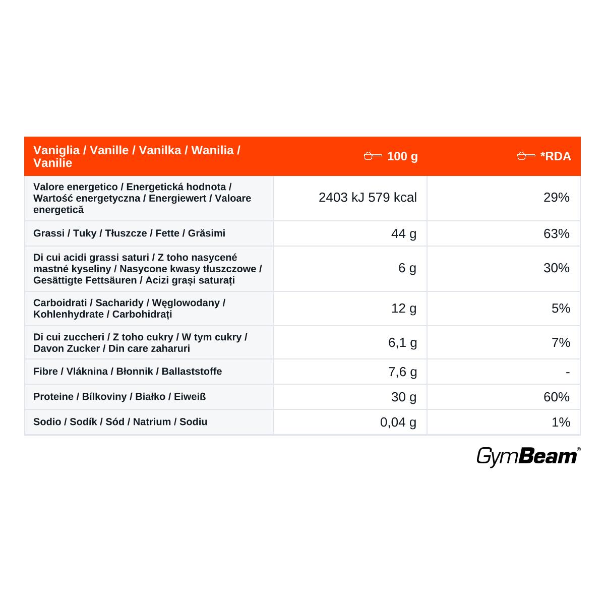 Masło Orzechowe GymBeam - Białkowe 2/2