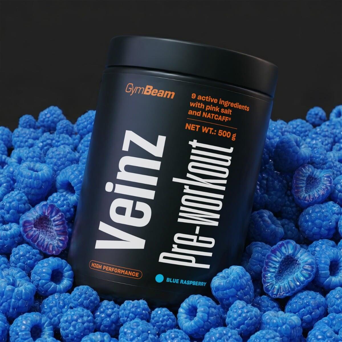 GYMBEAM Pre-workout Veinz prášek bez cukru 500 g