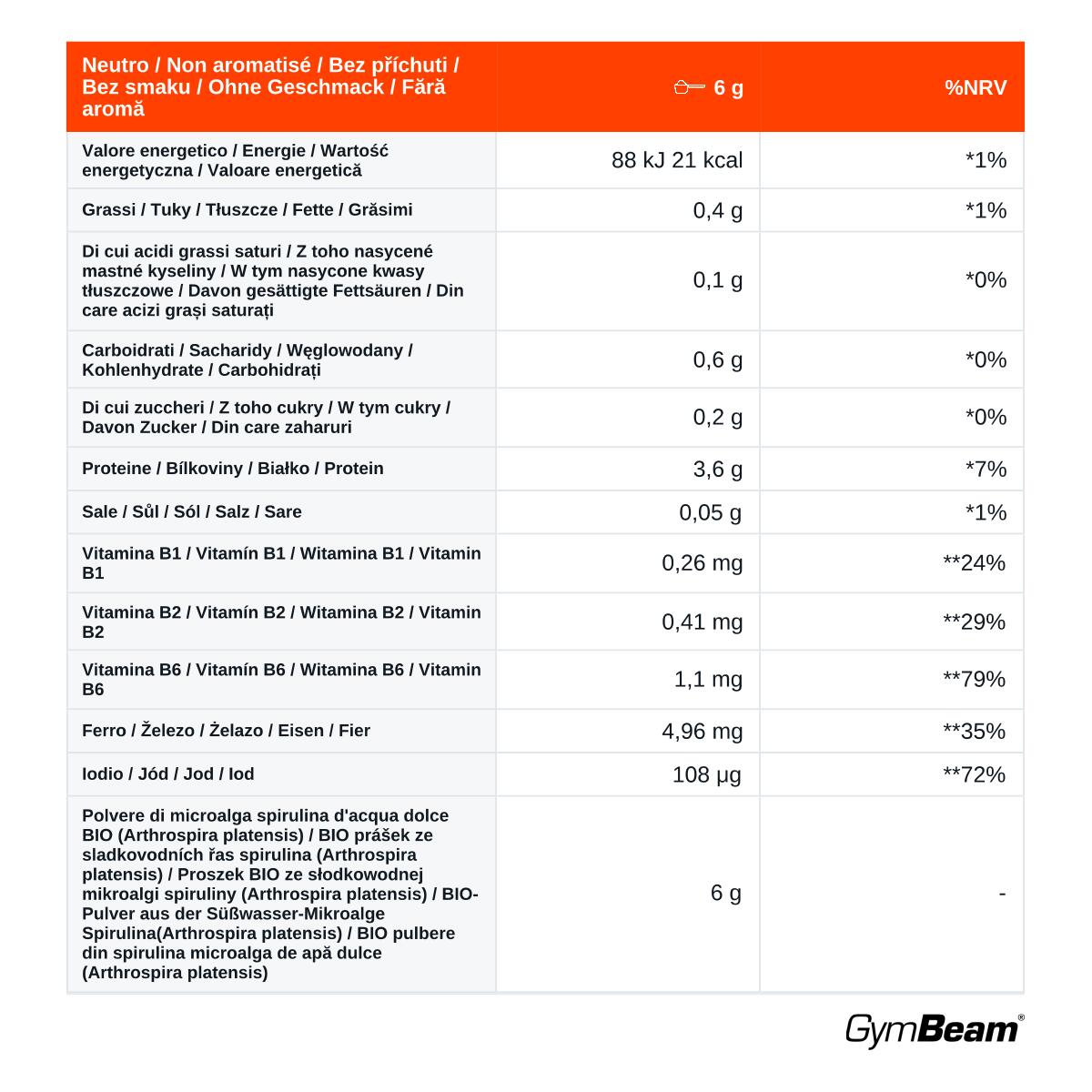 Spirulina in compresse BIO neutra 2/2