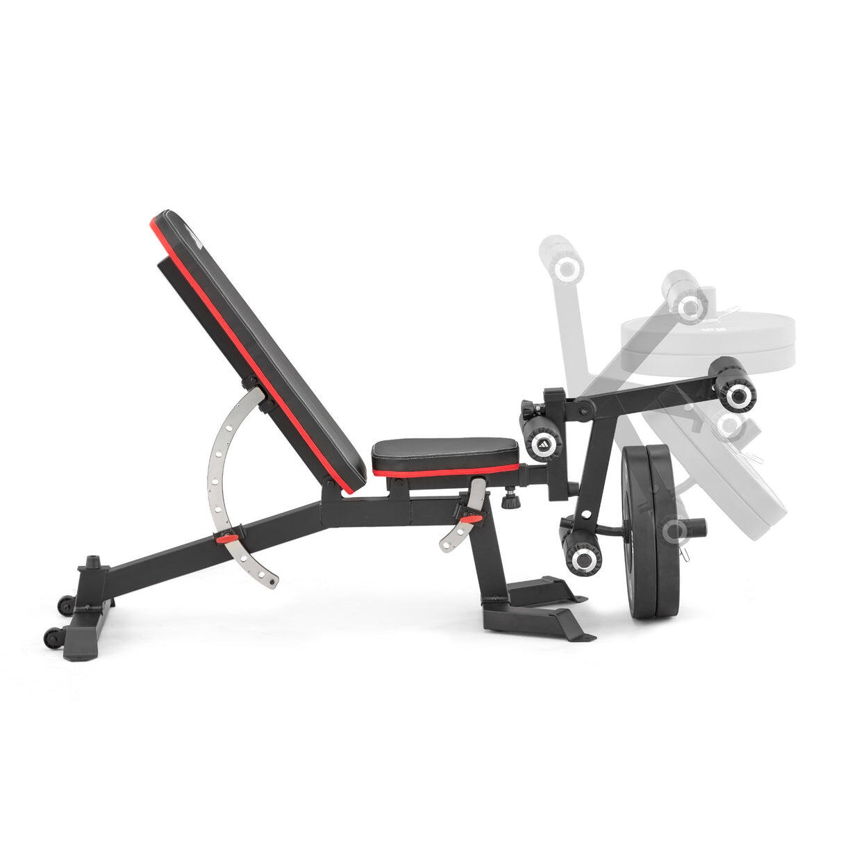Halterbank Adidas Utility Bench + Preacher Pad & Leg Extension 9/11