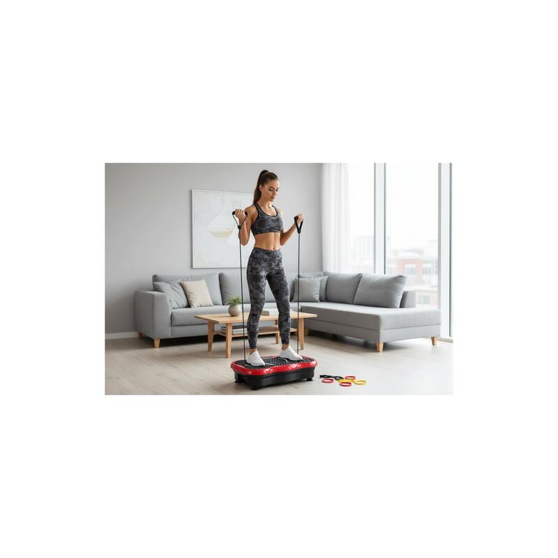 Aparat vibromasaj PROGRESSIVE UltraFit + 5 accesorii - Alb