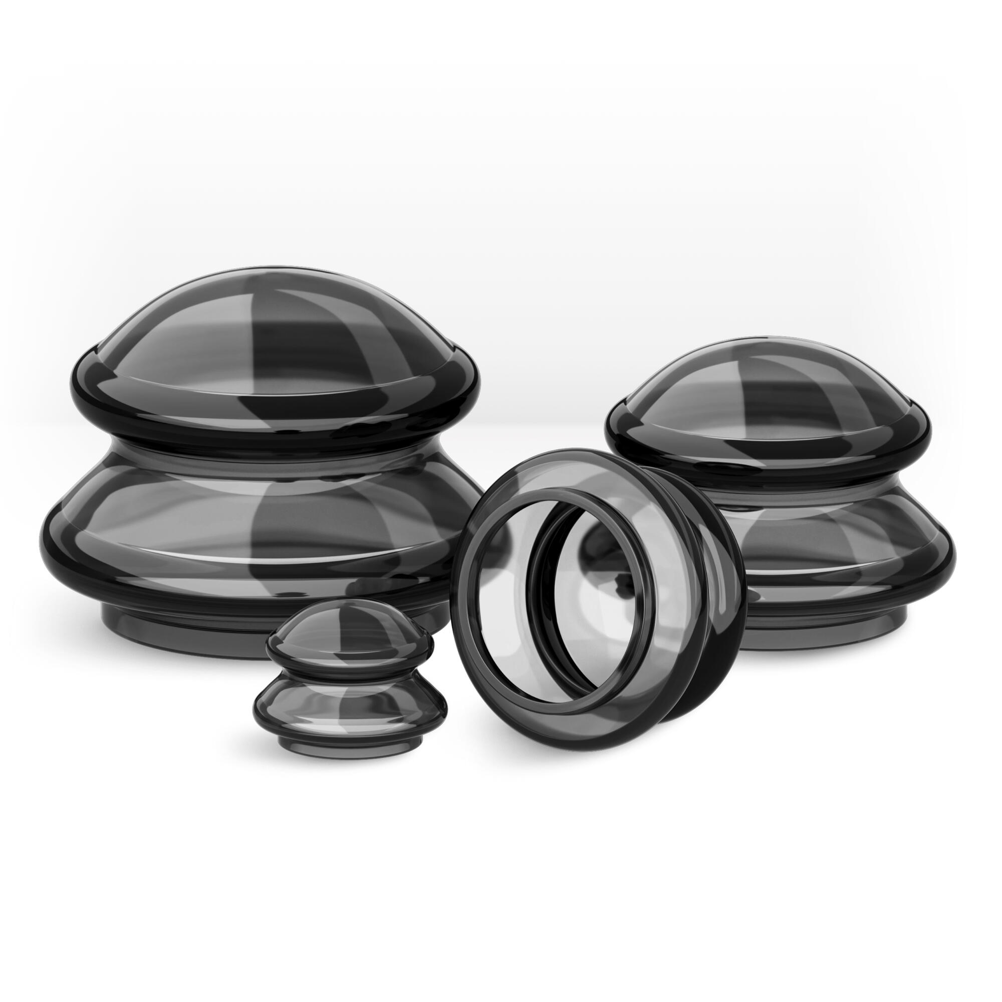 Silikon Schröpfgläser 4er Set 4FIZJO MED+ 13/15