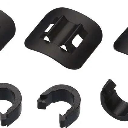 BBB Hose Clips Cable + Guide Stickers for Hydraulic Câbles HydroGuide Black 3pcs