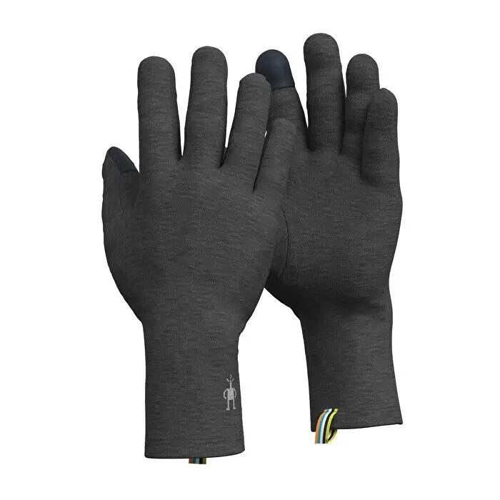 Adult 260GSM Thermal Merino Wool Liner Gloves - Charcoal