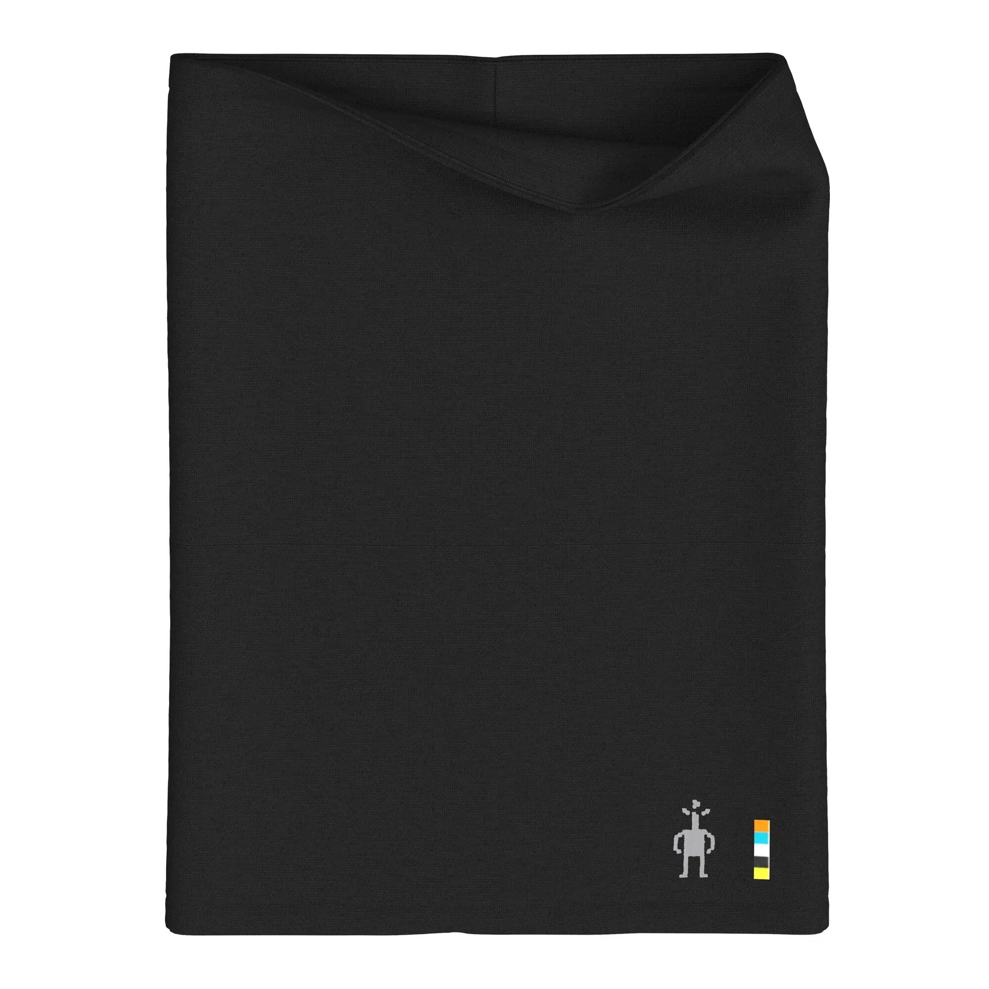 Thermal 250gsm Merino Wool Reversible Neck Gaiter - Black/Black 2/3