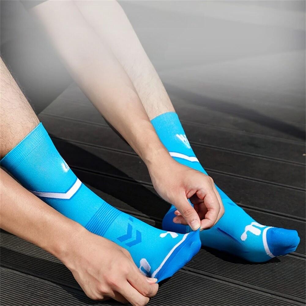 Chaussettes de cyclisme respirantes et élastique WEST BIKING 3/5