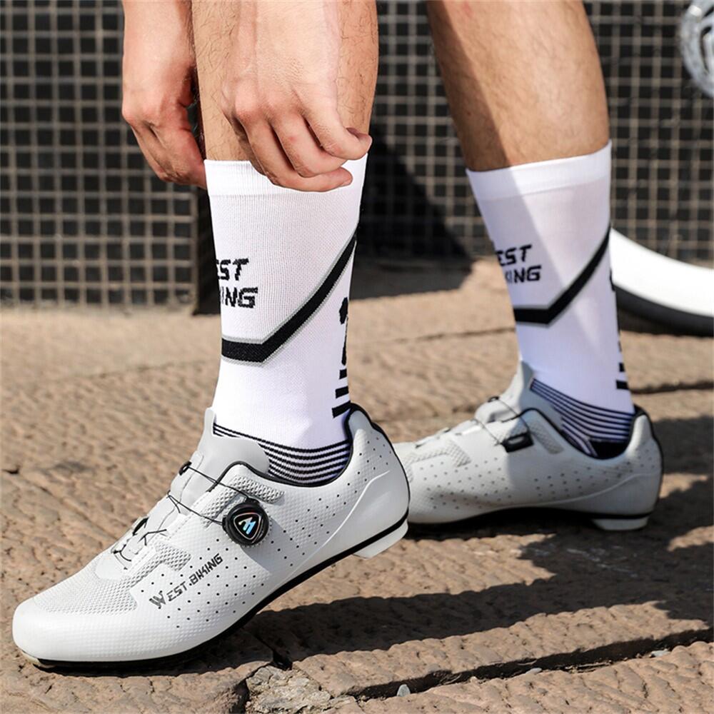 Chaussettes de cyclisme respirantes et élastique WEST BIKING 2/5