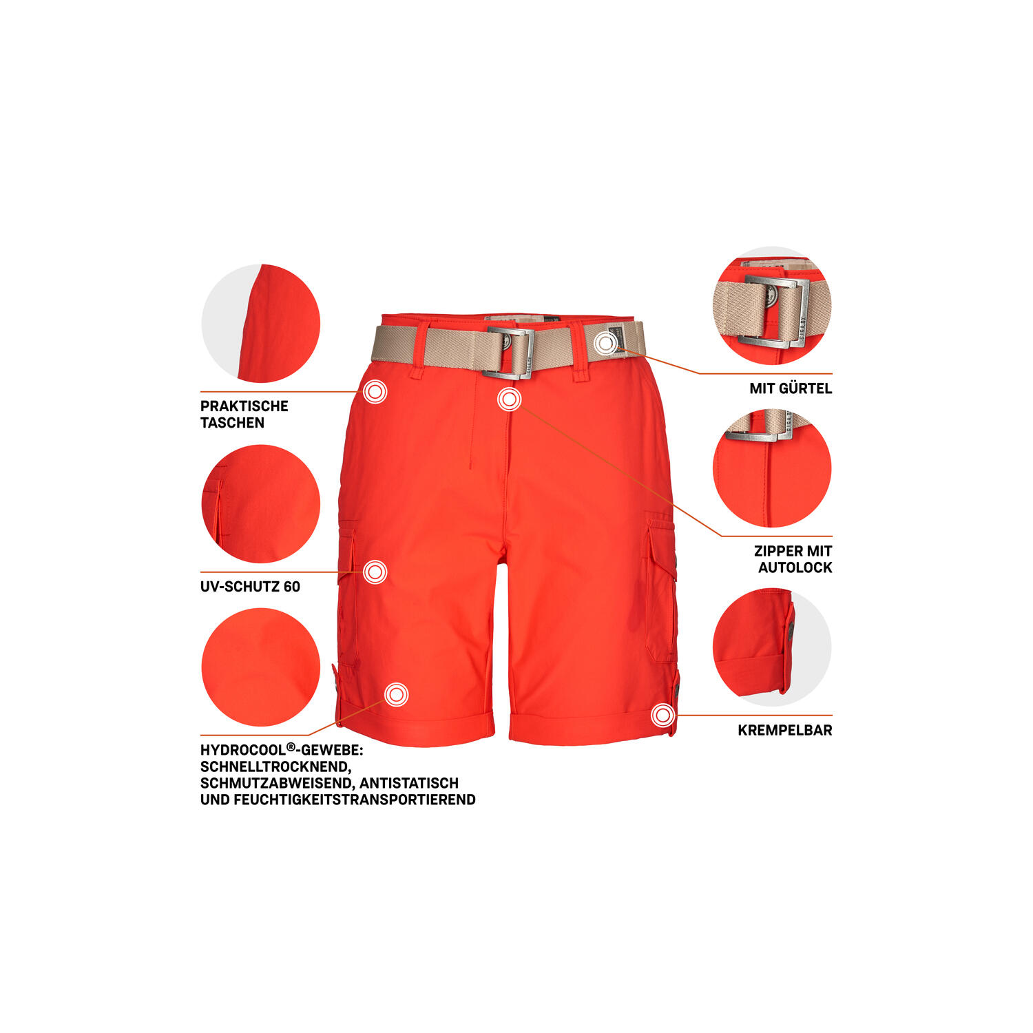 Damen Shorts GS 6 WMN SHRTS 5/6