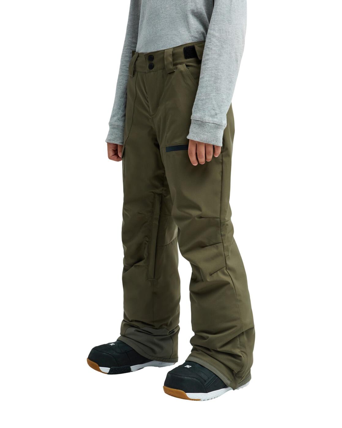 Pantalón técnico de snow UTILITY 20K Verde Niño 4/4